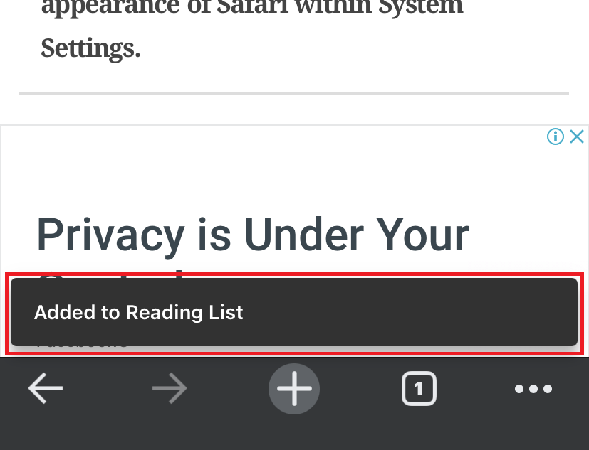 added-to-reading-list-pop-up-in-chrome-ios-1