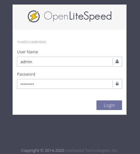 openlitespeed-web-interface