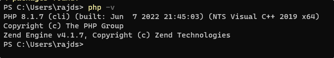 check-php-version-on-windows-11