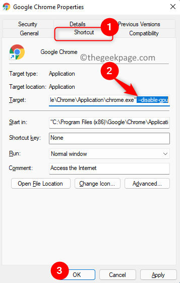 chrome-properties-shortcut-disable-gpu-min