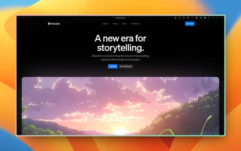 morphic studio：为创建受控视频做的 ai 视频平台