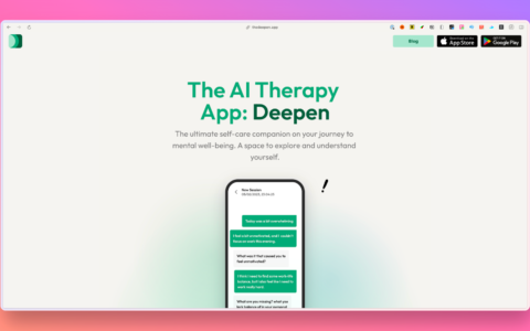 deepen：ai 心理健康治疗和护理工具