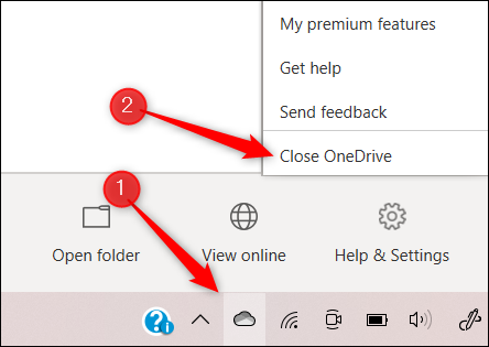 click-onedrive-icon-and-close-onedrive.