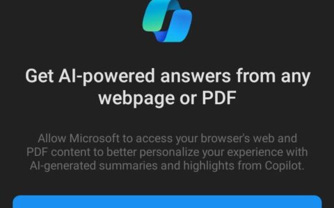 android 上的 microsoft edge 测试使用 pdf copilot 等进行大型 ai 升级