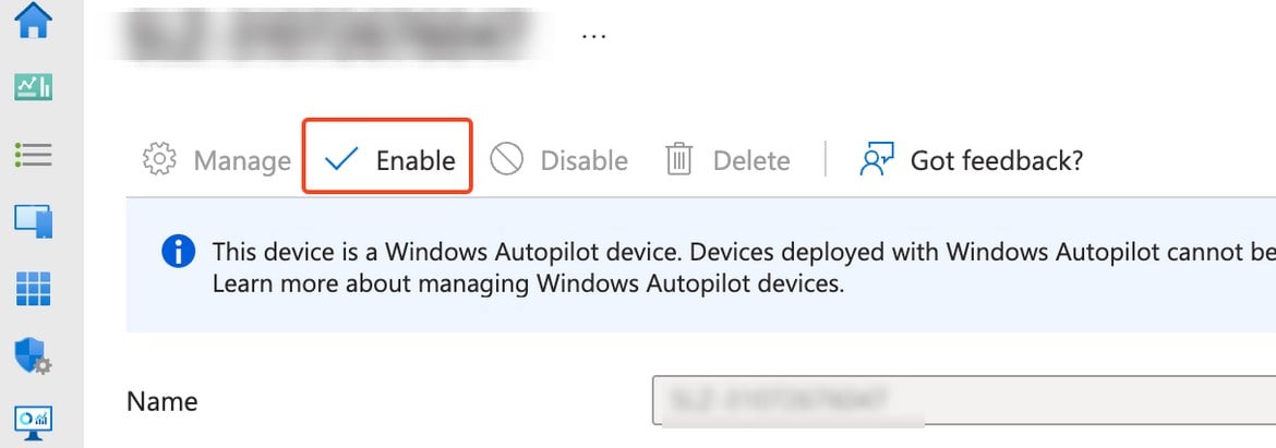 enable-azure-device