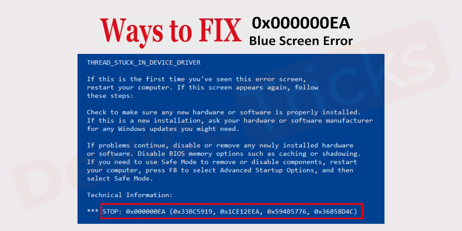 how-to-fix-thread-stuck-in-device-driver-0x000000ea-blue-screen-error